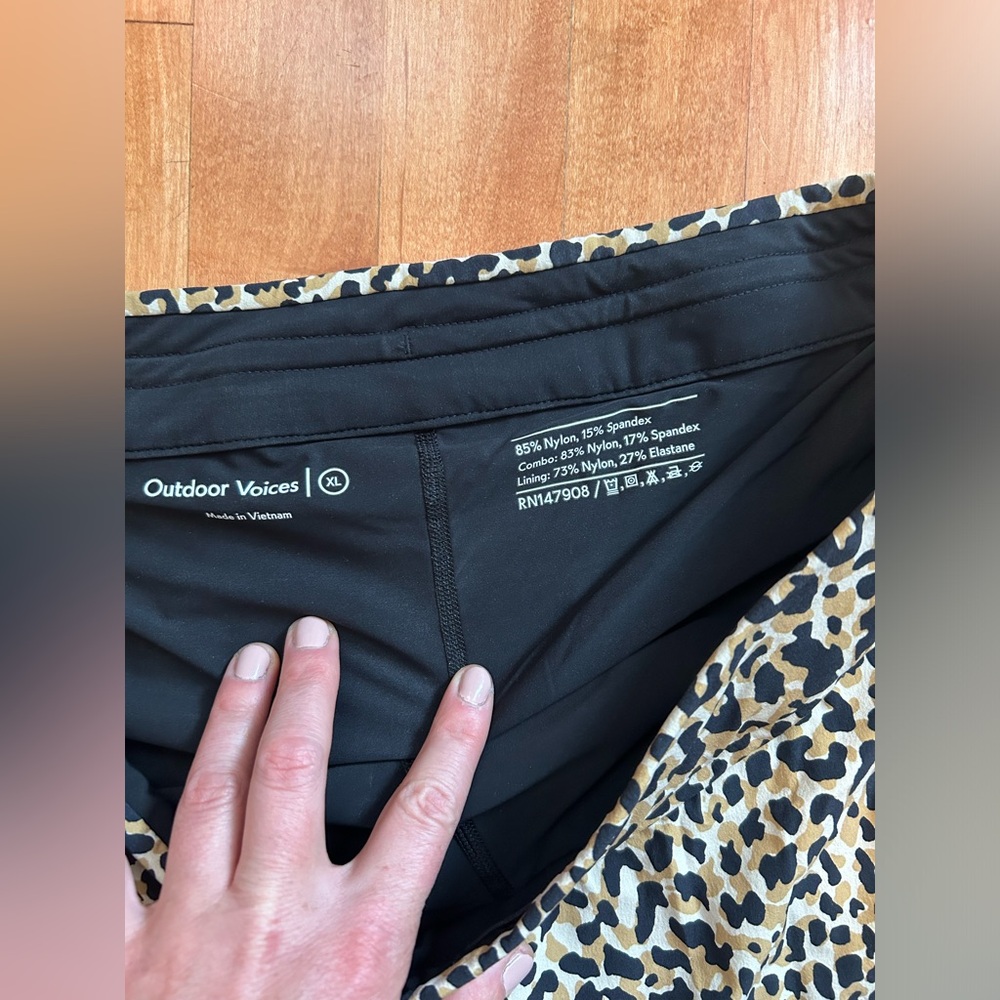 Outdoor Voices cheetah skort XL - Picture 6 of 8
